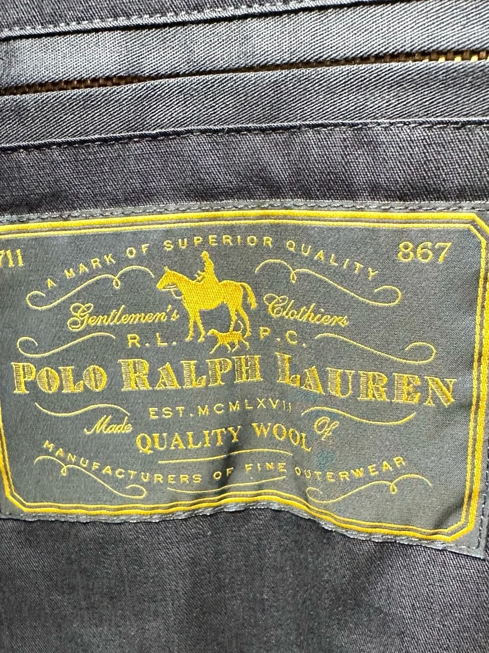 Polo Ralph Lauren Tartan Plaid Brushed Wool Alpaca Twill Sporting Jacket